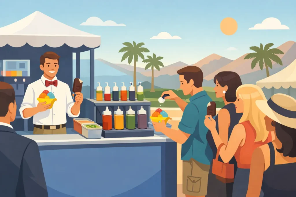 Flavor Station for Events That Keeps Lines Moving